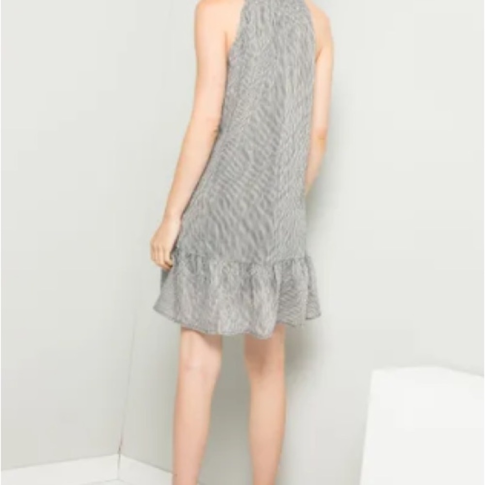 V-Neck Halter Embroidered Dress - Picture 3 of 8